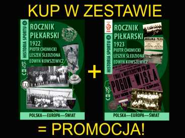 foto -Zestaw dwóch Roczników Piłkarskich Polska-Europa-Świat 1922 i 1923
